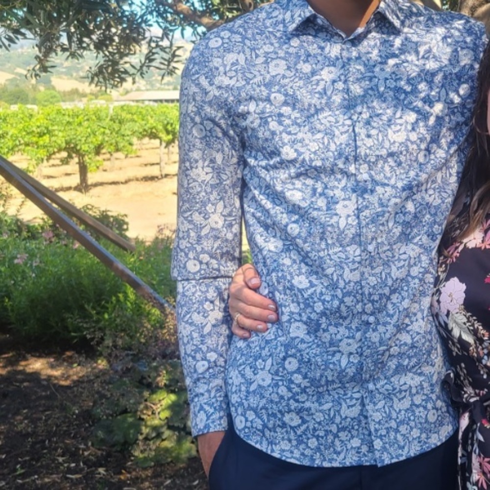 Floral H&M dress shirt